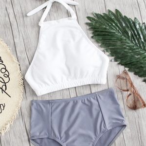 Halter top high rise bikini